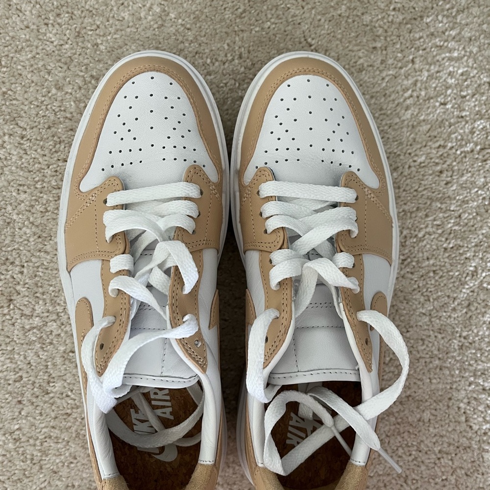 Nike Women's Athletic Shoes White and Tan